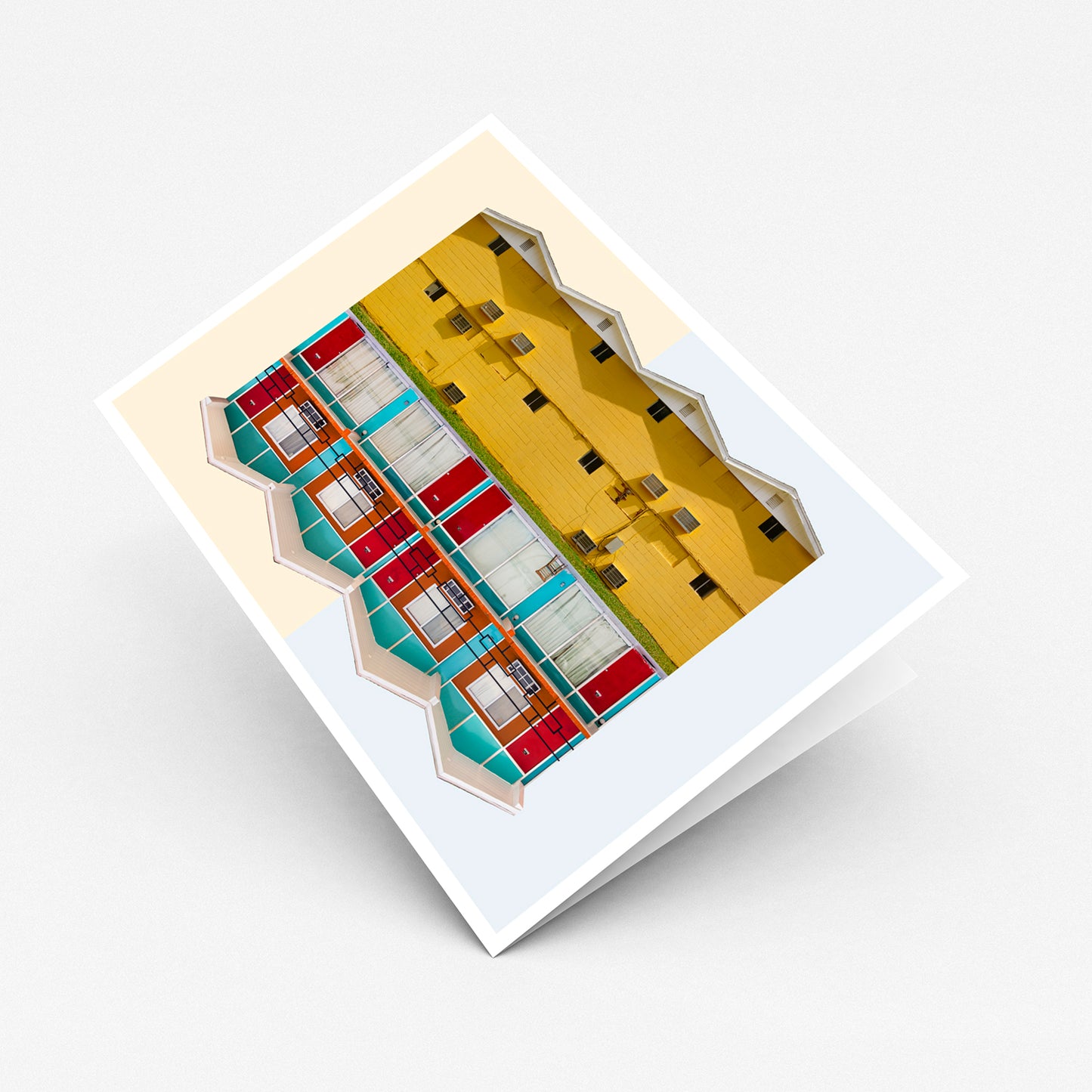 Artcard + Print - Benton Illinois Motel